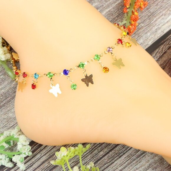 "Elegant Handmade Anklet – Delicate Jewelry for Women, MAR091463 - Picture 3 of 10